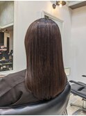髪質改善ストレート×くすみラテカラー