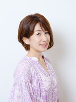 ウミネコ美容室 センター北hanare店(Umineko美容室) アシメショートボブ