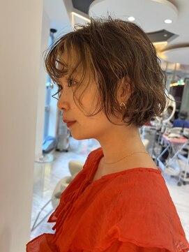 モナバイルーブル(MONA by Louvre) 【MONA】ミニボブパーマ/大人ボブ/小顔ヘア/伸ばしかけヘア
