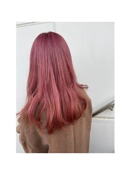 ヘアースタジオ ドゥドゥ(Hair Studio DoDo) 色落ちも可愛いおぴんく