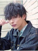 波巻きスパイラルパーマツイストスパイラルパーマスパイラル