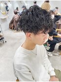 大人かっこいいメンズパーマ/ソフトスパイラルパーマ
