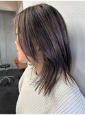 大人ショートハイライト髪質改善キッズカット前髪30代40代