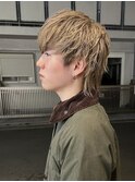 ブロンド ミルクティーベージュ メンズwカラー