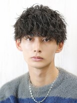 ベーア(Bar)&nbsp;ツイストパーマツーブロックマッシュツイストスパイラル無造作