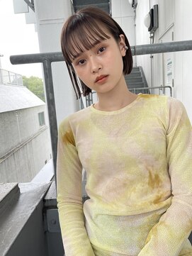 ゲーム 原宿店(GAME) ミニボブ×ミルクティベージュ