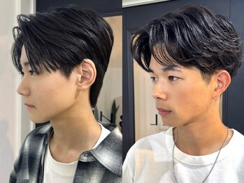 ビビバイベル(BiVi by BHEL)の写真/学生から社会人まで幅広く人気のセンターパートヘアで、爽やかでスタイリッシュな印象に*[韓国/レイヤー]