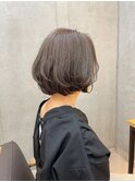 動きのあるボブスタイル　ふんわりボブ