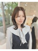 【sui hair studio 富塚町】センターパートバング