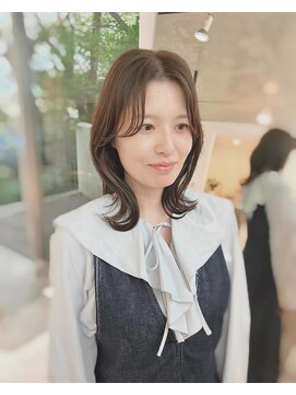 スイ(sui) 【sui hair studio 富塚町】センターパートバング