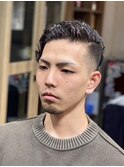 fade × spiral perm