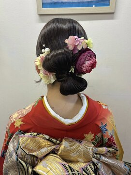 美容室サンク(CINQ) リボンアレンジ