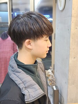 ヒート トウキョウ 目黒店(HEAT TOKYO) センターパートマッシュメンズ目黒