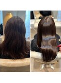 髪質改善縮毛矯正バイカルテトリートメント