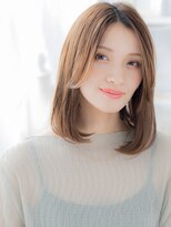 モッズヘア 上尾西口店(mod's hair)&nbsp;2wayバング小顔センターパート抜け感セミディc6上尾20代30代40代