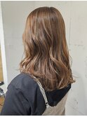 コテ巻き風パーマ