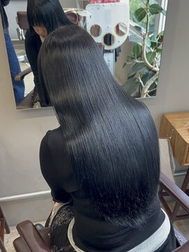 ラボアン 梅田店(lab.em.) 美髪ストレート×髪質改善艶カラー