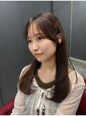 レイヤーカット 顔まわりカット