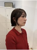 くびれヘアアプリコットオレンジハイライトカラーウルフカット
