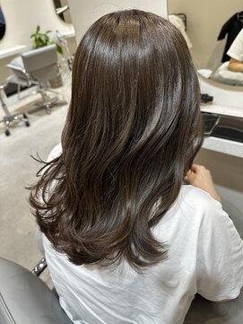 ベル サウス(BHEL south) レイヤーカット顔周り/ベージュカラー/津/久居