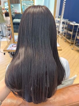 ユニ バイ マグ 長野店(Uni.by Mag) 美髪♪髪質改善カラー大人可愛い艶髪ベージュ