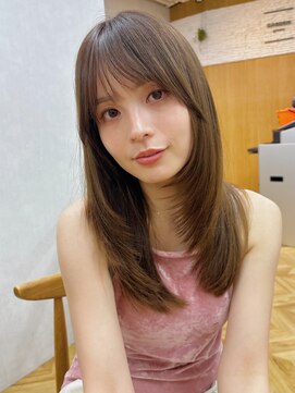 ガーデン 銀座(GARDEN) レイヤー レイヤーカット ミディアムヘア 前髪 顔まわりカット