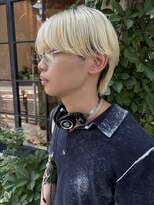 ユニカ バイ ベル 吉祥寺(unica by Belle)&nbsp;ブロンドダブルカラー　マッシュ