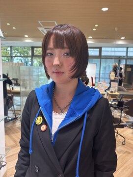 ファースト 仙台店(first) ミニボブ×顔周りレイヤー