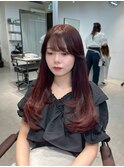梅田/クラゲヘアー/オリーブグレー/小顔/ココアベージュ