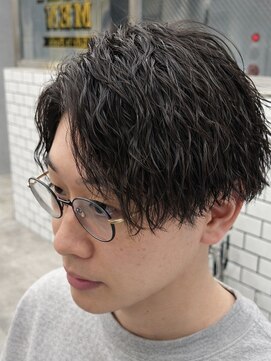 エイトメン 池袋東口店(EIGHT MEN) センターパート×縦落ちスパイラル