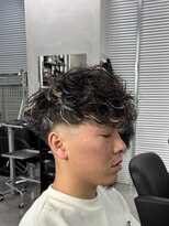 ガオプロデュースバイレボ(gao produced by revo)&nbsp;スペインカール外国人風パーマハイライトメッシュブリーチパーマ