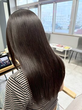 ヴィムヘアー 北谷店(VIM hair) 【髪質改善】極上艶ストレートロング|触れたくなる美髪