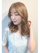 モッズヘア 越谷(mod's hair)&nbsp;大人ガーリー/レイヤーパーマ/ミルクティーベージュ/小顔p越谷