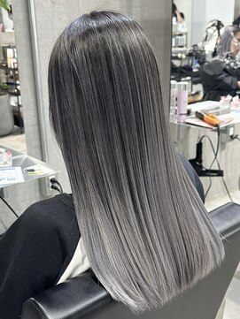 ラック(LUCK) シルバー/船橋/バレイヤージュ/ハイライト/似合わせカット