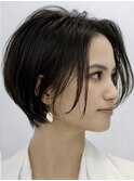 朝3分で決まる、ナチュラル大人ショート