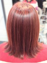 ヘアースタジオ ジェイワン(hair studio J ONE)&nbsp;30代40代50代/外ハネストレート/ブリーチ無し/ピンク/白髪ぼかし
