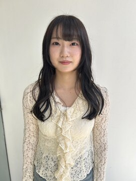 フォークロア 本店(Folk Lore) 寒色系ダークブラウン× ナチュラル韓国ロング