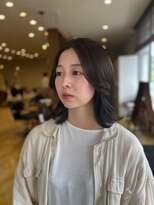 カノエ 下関熊野店(canoe)&nbsp;切りっぱなしボブ/髪質改善縮毛矯正/髪質改善