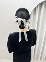 ソリン(Solin')&nbsp;綺麗めシニヨン×リボンアレンジ