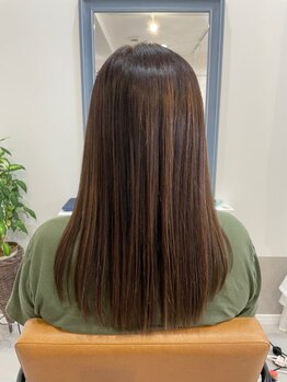 ソラネ(solane)の写真/髪質改善と縮毛矯正は◎経験豊富な女性スタイリストが丁寧なヒアリングで理想のシルク髪へ導きます♪