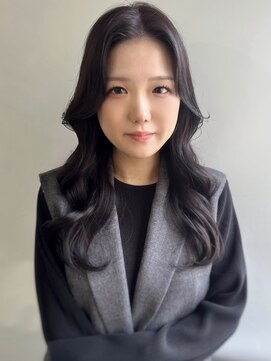 エル セルカ 高田馬場(el CERCA) ラベンダーグレージュ×波ウェーブくびれスタイル