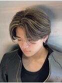 韓国毛流れセンターパート×ハイライト【八王子】