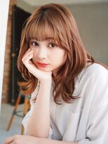 アグ ヘアー イコール 新小岩店(Agu hair equal)&nbsp;《Agu hair》ベビーベージュ内外巻き×numberA.ヘアバター