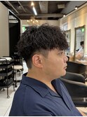ツイストスパイラルパーマ ツイストパーマ メンズパーマ 眉毛
