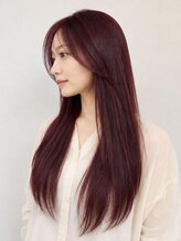 シエ バイ ケンジ 湘南台(sie by KENJE)&nbsp;ワインレッド×艶感ロングレイヤー×髪質改善