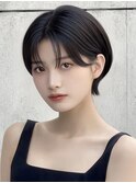 前髪なしフェイスレイヤーブリーチなしサイドバングアゴ下ボブ◎