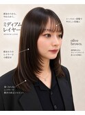 ナチュラルレイヤー x ミディアム
