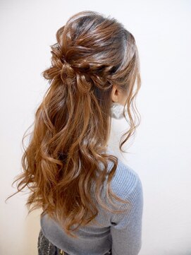 シエル(hair terrace Ciel) ゆる上質ハーフアップ