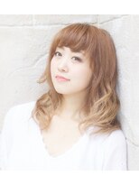 シュガービー(SUGAR-B)&nbsp;【SUGAR-B】ベージュグラデションカラー ミディ