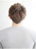 無造作ワイルドショートスタイル